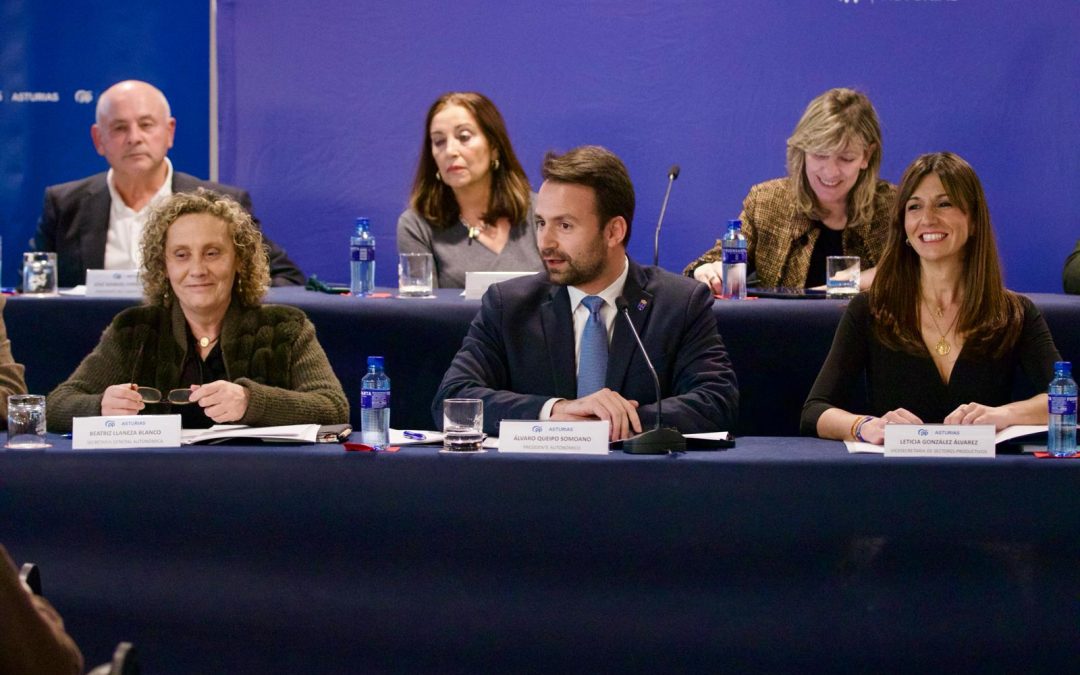 Álvaro Queipo: “Iniciamos el objetivo de liberar a Asturias del socialismo sanchista para construir una tierra mejor, próspera y de oportunidades”