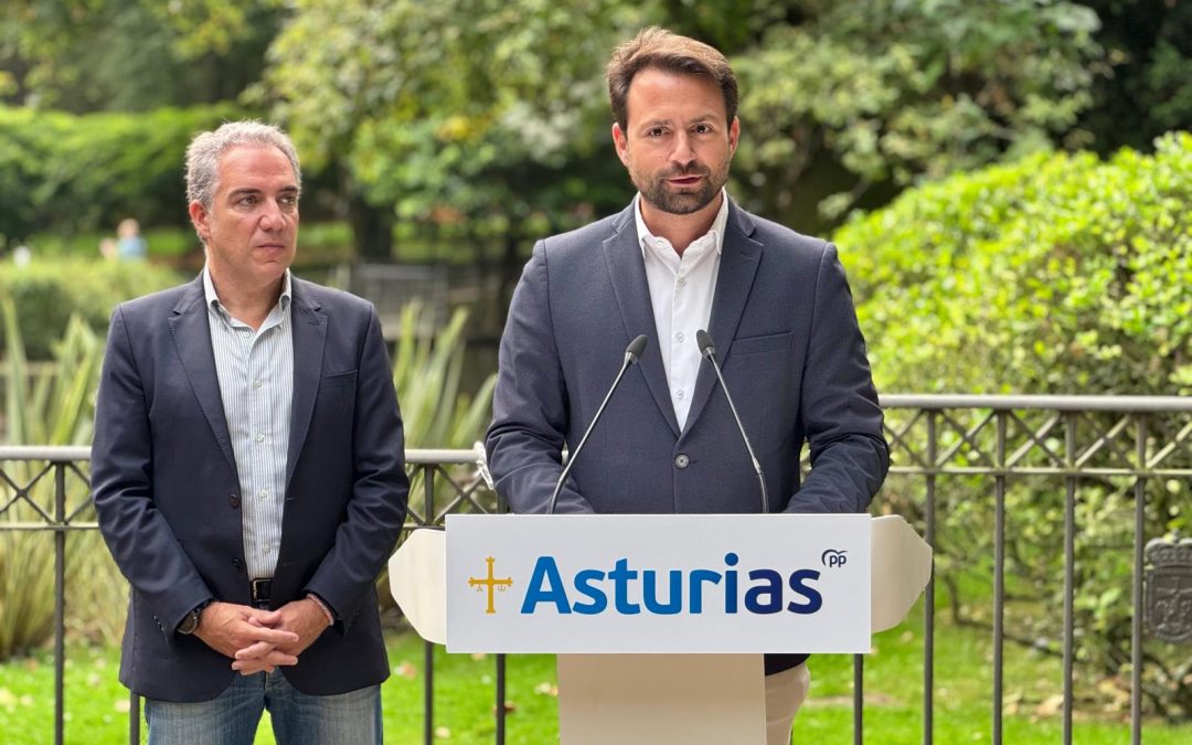 Álvaro Queipo: “Barbón no tiene el apoyo del PP para negociar con Sánchez, de manera bilateral, nada de la financiación autonómica; no vamos a permitir que blanquee el proceso del cupo independentista catalán”