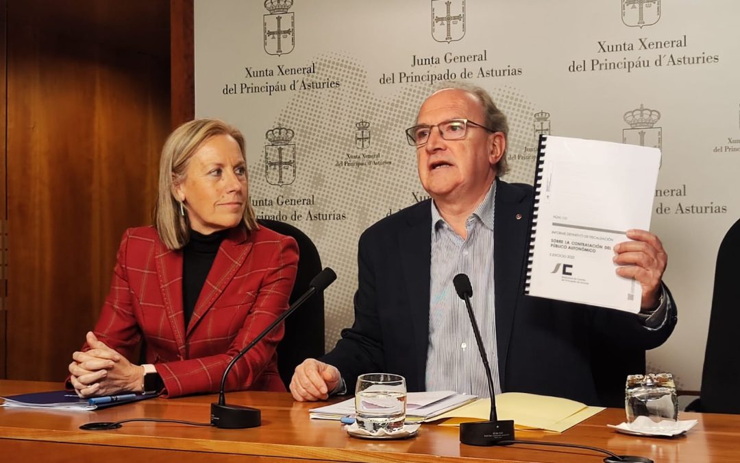 El PP dice que en las contrataciones del Principado hay un auténtico descontrol que confirma el informe de fiscalización de la Sindicatura de Cuentas: “Un varapalo al Gobierno de Barbón”