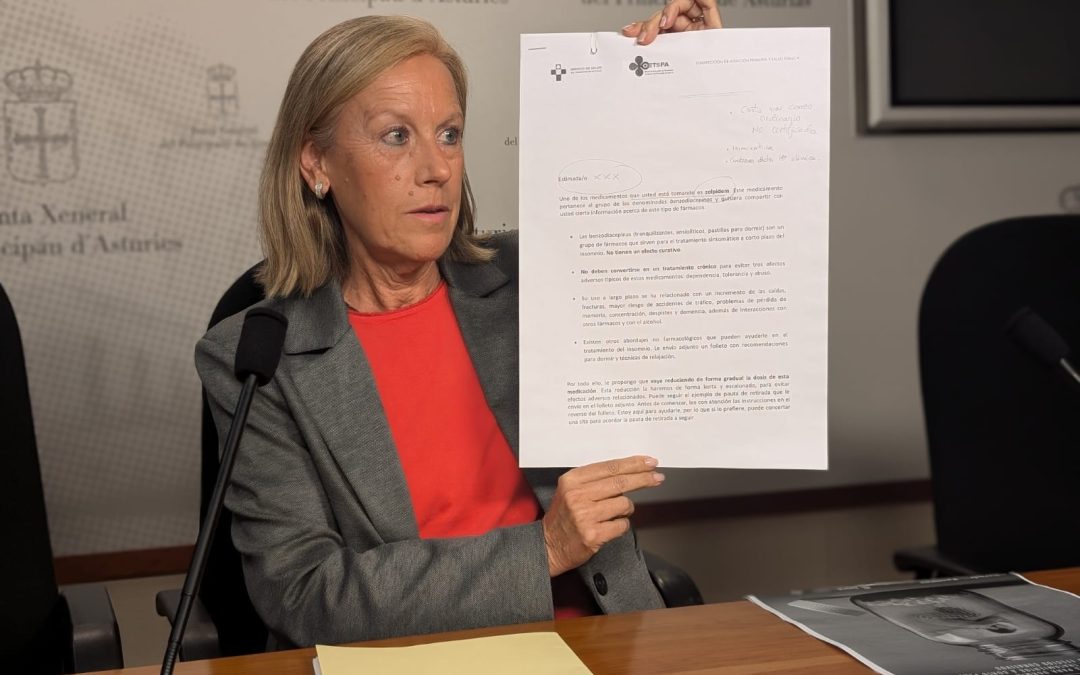 El PP denuncia que la consejería de Salud vulneró la normativa de protección de datos de los pacientes en la campaña #DormirSinPastillas