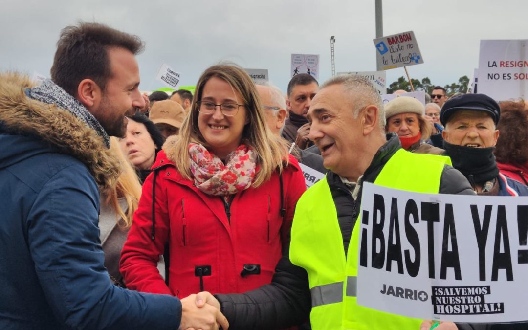 Queipo pide a Barbón que “escuche el grito que se está elevando hoy en el Occidente para todo Asturias” en defensa de una sanidad pública “de calidad”