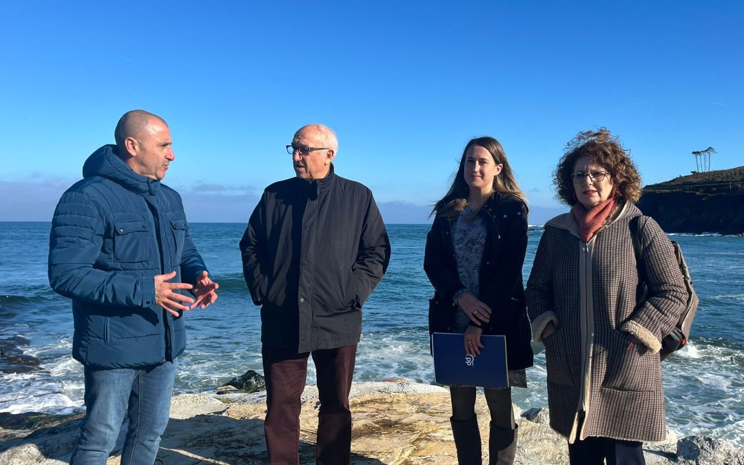 El Partido Popular exige la reparación urgente del espigón de Navia tras años de “abandono” por parte del Gobierno de Barbón