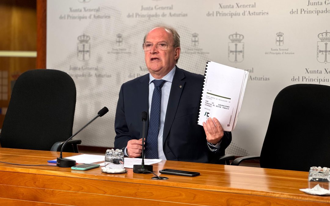 El PP denuncia el descontrol en lassubvenciones nominativas delGobierno de Barbón del que advierte laSindicatura de Cuentas, que se une aldespilfarro de la contratación menor