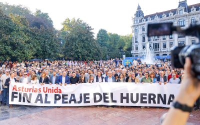 Álvaro Queipo aconseja a Adrián Barbón “dejar la sumisión y negociar en Madrid la eliminación del peaje del Huerna tras el éxito de la manifestación”